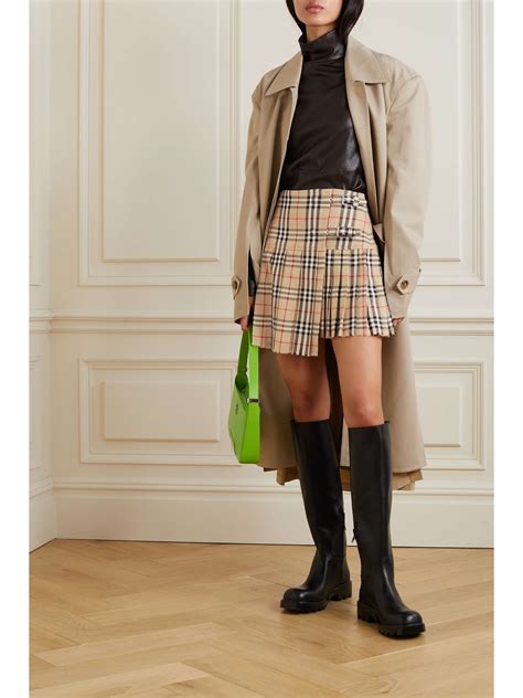 burberry wool mini skirt|burberry micro mini skirt.